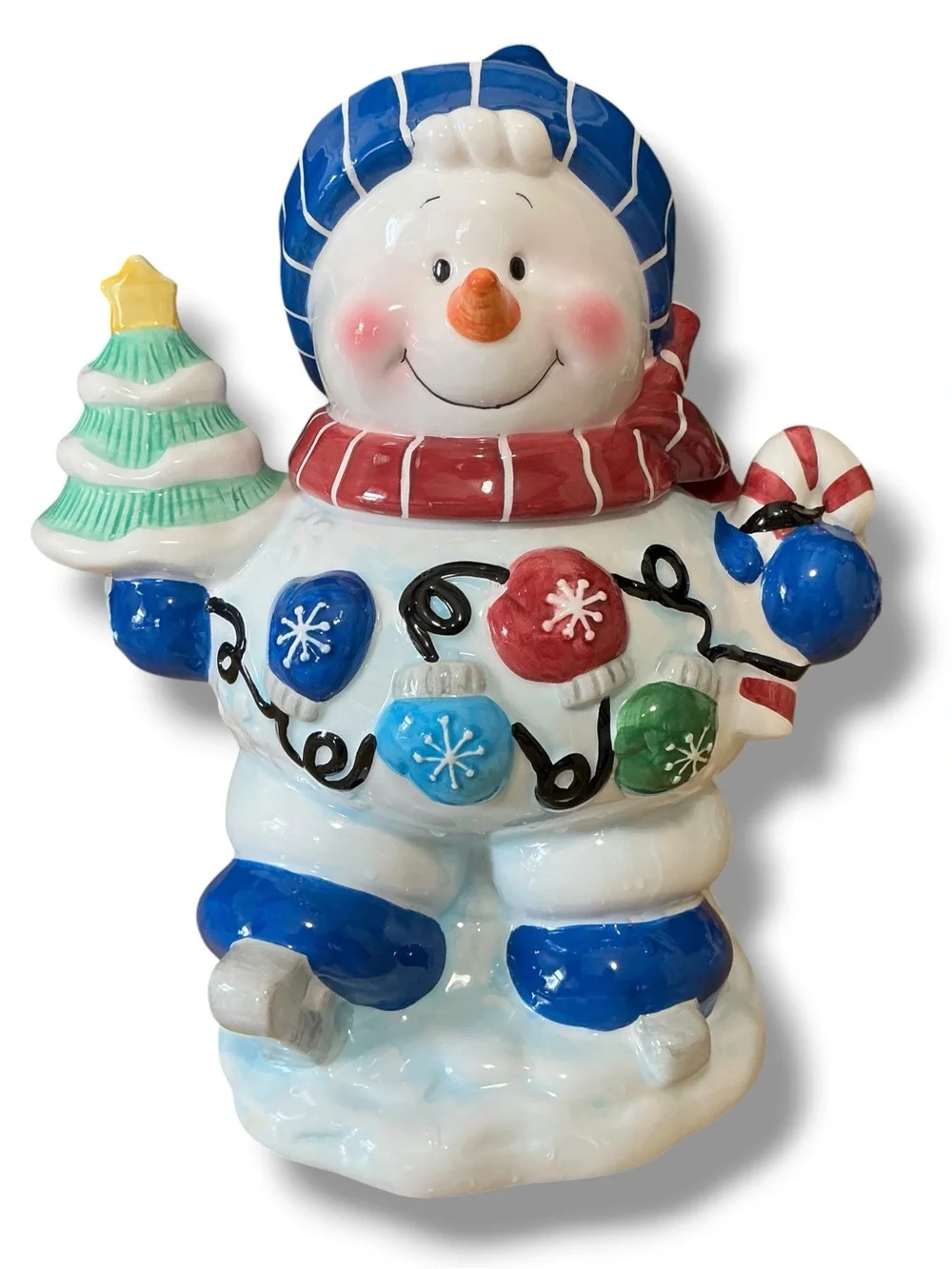 Houston Harvest Holiday Snowman Cookie Jar